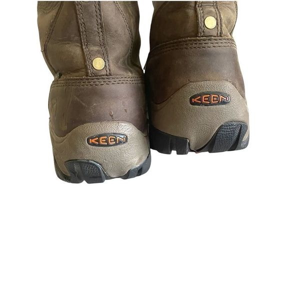 KEEN Hoodoo High Lace Up Waterproof Winter Snow Boot Brown Slate Black 7 - Picture 5 of 10